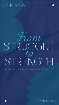 Strength Mental Health Instagram Story