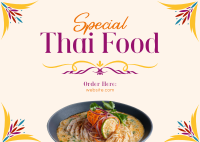 Special Thai Food Postcard