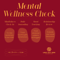 Wellness Check Linkedin Post Design