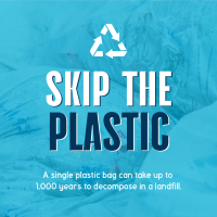 Sustainable Zero Waste Plastic Instagram Post Image Preview