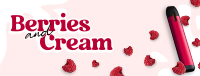 Berries and Cream Facebook Cover Image Preview