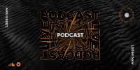 Live Podcast Twitter Post Design