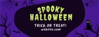 Spooky Halloween Facebook Cover Image Preview