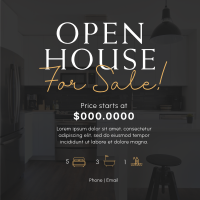 Open Grey House Instagram Post