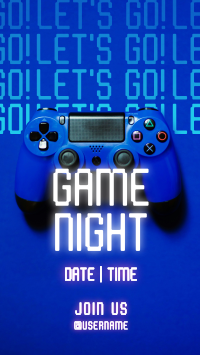 Game Night Console Instagram Reel Image Preview