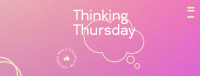 Thursday Thinking Mood Facebook Cover Design