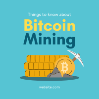 Bitcoin Mining Instagram Post