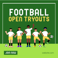 Try Outs are Open Instagram Post Design