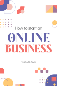 How to start an online business Pinterest Pin