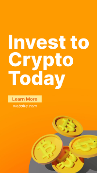 Invest to Crypto Facebook Story