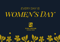 Women's Day Everyday Postcard