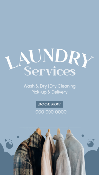 Dry Cleaning Service Facebook Story