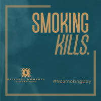 Minimalist Smoking Day Linkedin Post Image Preview