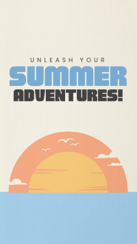 Minimalist Summer Adventure Instagram Reel Image Preview