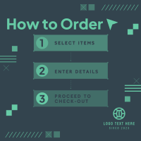 Abstract Order Guide Instagram Post