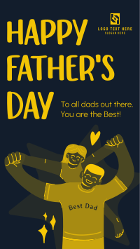 Jolly Father's Day  Facebook Story