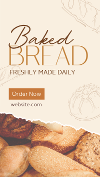 Baked Bread Bakery Facebook Story