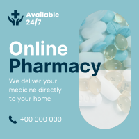 Modern Online Pharmacy Instagram Post