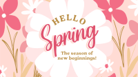 Spring Has Sprung Facebook Event Cover