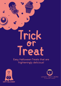 Halloween Recipe Ideas Poster