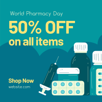 Happy World Pharmacist Day Instagram Post Design