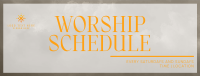 Simple Church Schedule Facebook Cover