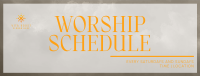 Simple Church Schedule Facebook Cover Image Preview