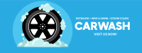 Tire Washing Facebook Cover Image Preview