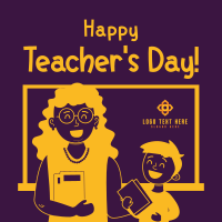 Teachers Event Instagram Post Design