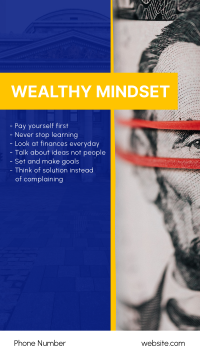 Wealthy Mindset Facebook Story