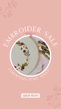 Embroidery Sale Instagram Story