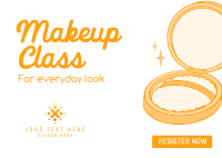 Make Up Class Postcard example 1