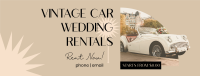 Wedding Car Facebook Cover example 3