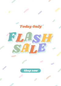 Flash Sale Multicolor Flyer