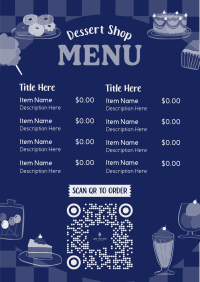 Ice Cream Menu example 4