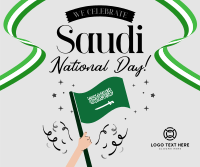 Raise Saudi Flag Facebook Post Image Preview