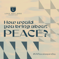 Day of UN Peacekeepers Linkedin Post Design