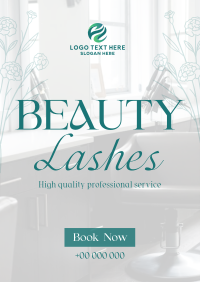 Fancy Beauty Lashes Poster