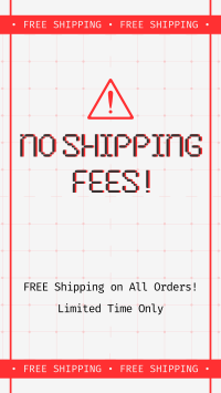 Shipping Fee Promo Instagram Story