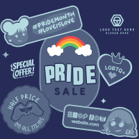 Proud Rainbow Sale Linkedin Post Design