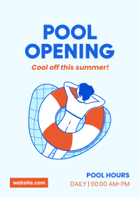 Pool Opening Flyer