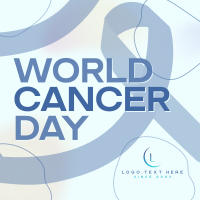 Gradient World Cancer Day Linkedin Post