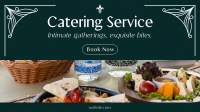 Elegant Catering Service Facebook Event Cover