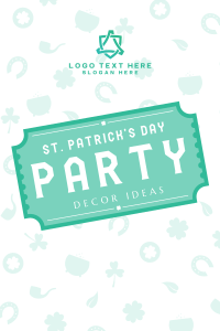 Lucky Irish Pattern Pinterest Pin Image Preview