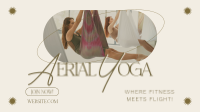 Minimalist Aerial Yoga Animation