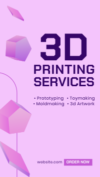 3d Printing Business Facebook Story