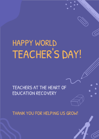 Happy Teacher's Day Poster