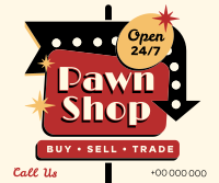 Pawn Shop Sign Facebook Post