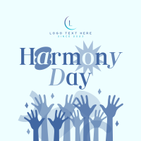 Simple Harmony Day Instagram Post Design