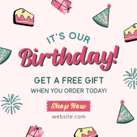 Business Birthday Promo Instagram Post